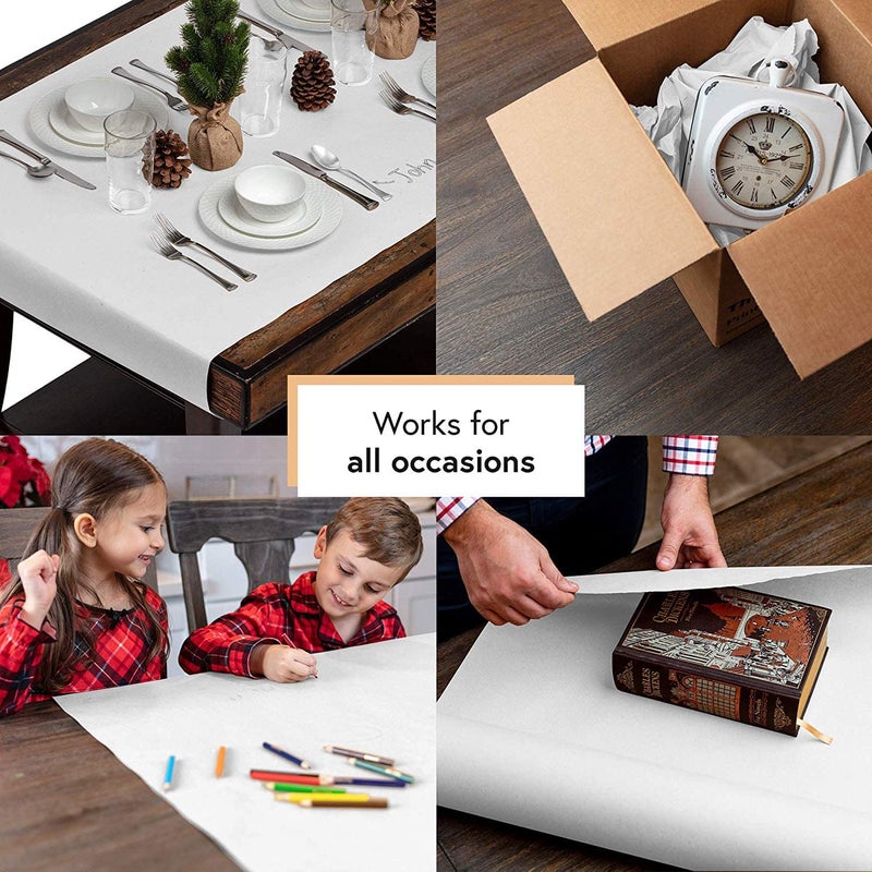 YNK White Paper roll 36 inch 80 gsm Perfect for Wall Art Painting Paper Drawing Paper Paper Roll for Kids Easel and Wrapping Paper 20 mitars 4 mm Thickness Jute Rope 25 Meter Free With This Product - Image 5