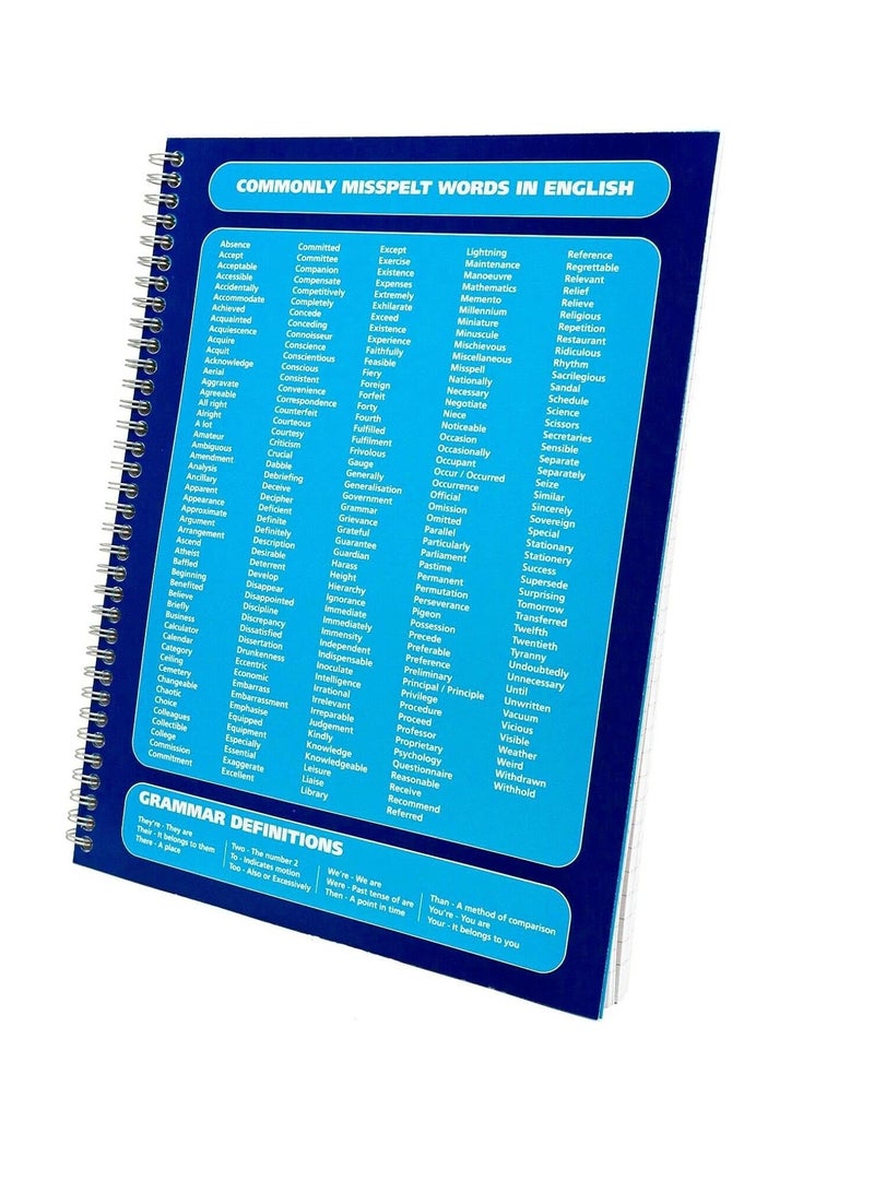 Pukka Pad Vouge A4 Jotta Notebook Perforated Ruled 80gsm 200pp - Blue - Image 5