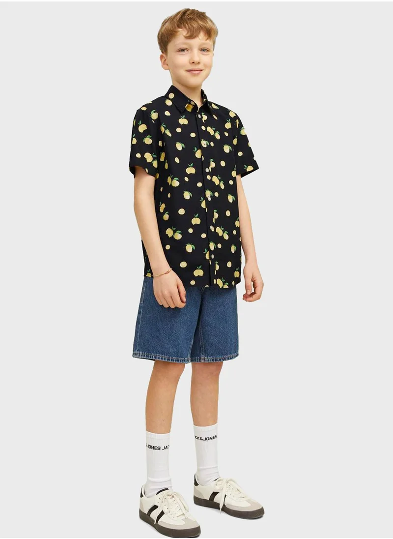 Jack & Jones Junior Youth Unshade Aop Shirt