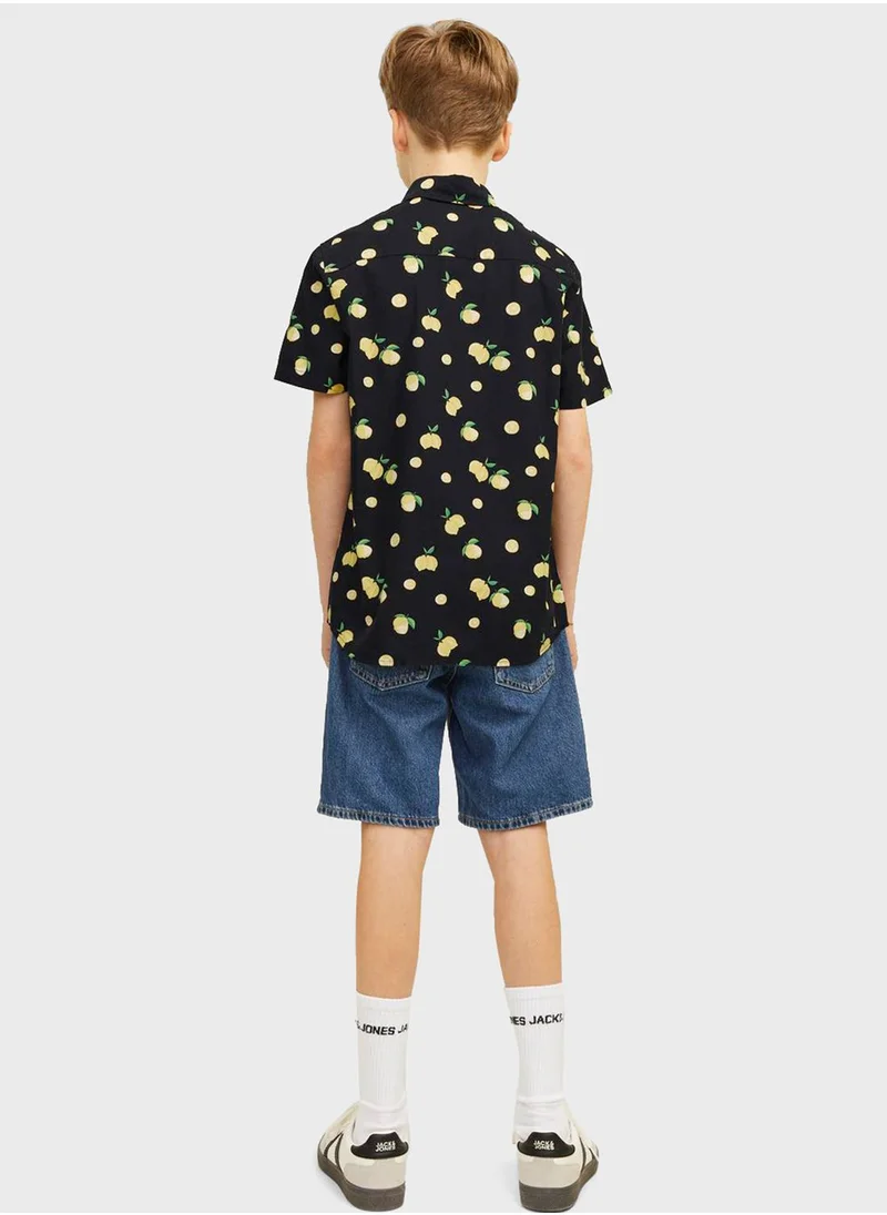 Jack & Jones Junior Youth Unshade Aop Shirt