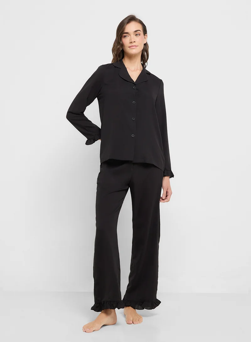 ايلا Top & Pant Pyjama Set