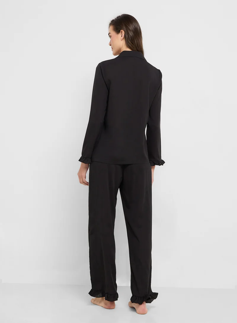 ايلا Top & Pant Pyjama Set