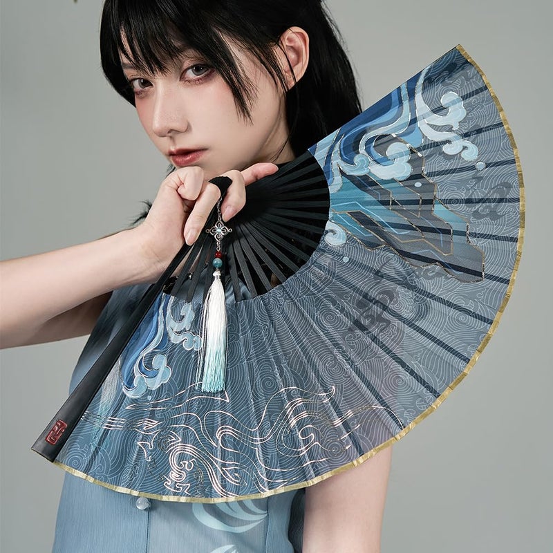 HOYOVERSE Honkai: Star Rail Feixiao-Themed Impression Series Outfit - Folding Fan - Image 3