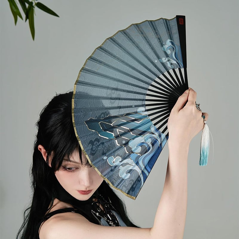 HOYOVERSE Honkai: Star Rail Feixiao-Themed Impression Series Outfit - Folding Fan - Image 2