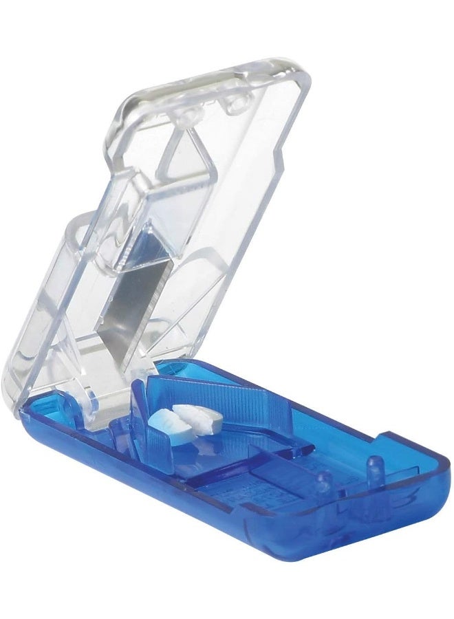 Ezy Dose Pill Cutter and Splitter with Dispenser, Cuts Pills, Vitamins, Tablets, Stainless Steel Blade, Travel Sized, Colors May Vary - Image 5