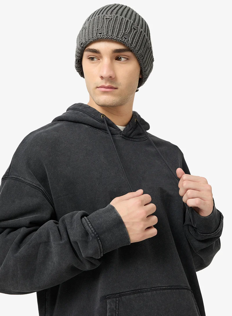 Seventy Five  The Distressed Knitted Beanie for Men | Best Price UAE