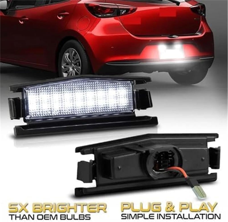 QASULER LED License Plate Light for Mazda - Image 2