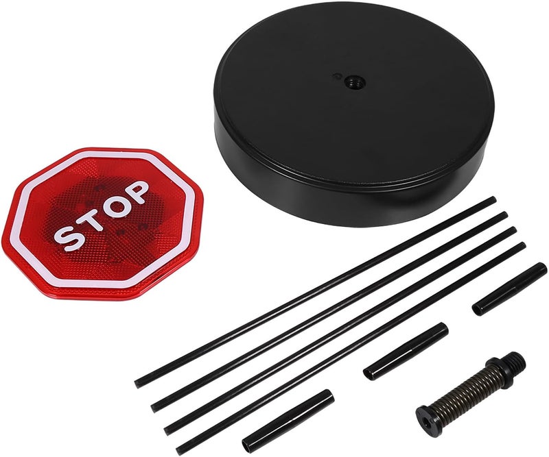 Haofy LED Stop Sensor, Auto Flashing Parking Detector with Adjustable 4 Section Poles and Weighted Base, for Garage Vehicle Safety - Image 3