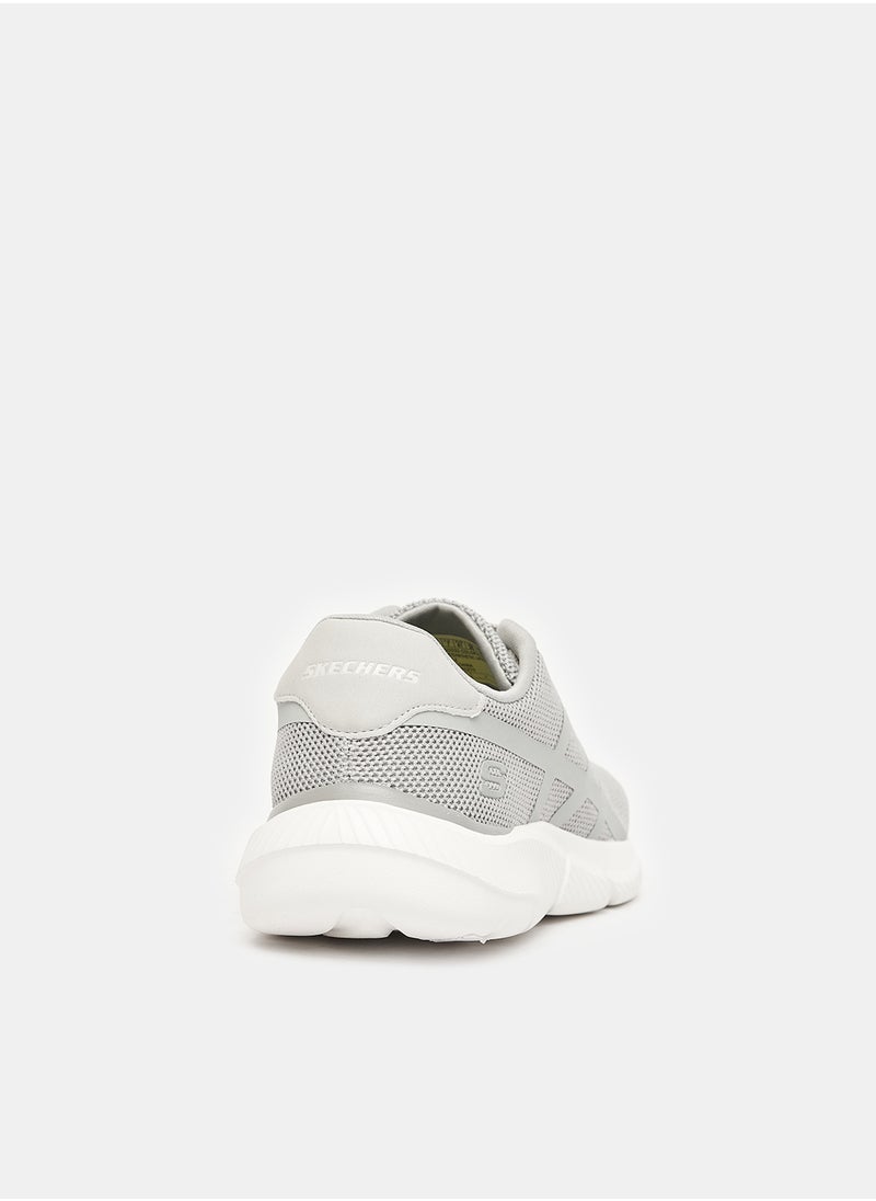 SKECHERS - SKECHERS INGRAM LACE UP SNEAKERS FOR MEN IN LIGHT GRAY - Image 1