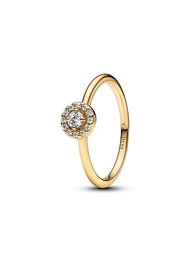 Round Pave Halo Ring