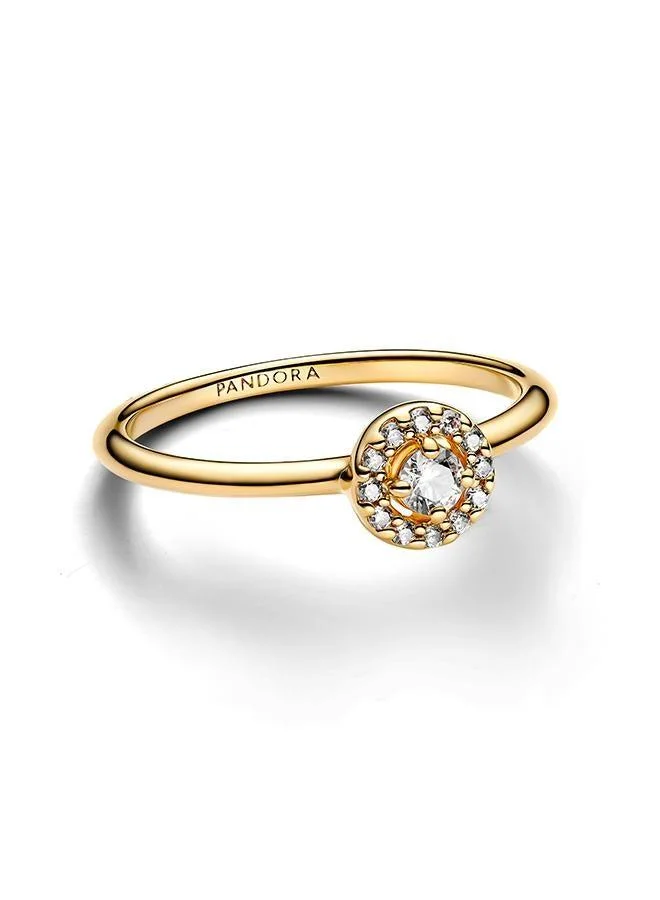 PANDORA Round Pave Halo Ring