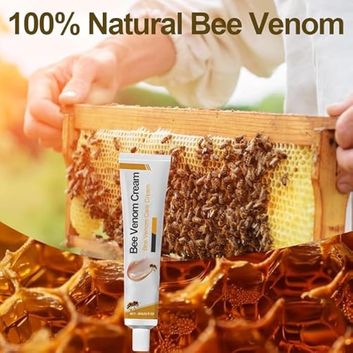 Zenbora Bee Venom Skin Restoration/Treatment Cream, Comprehensive Cream, Fast-Acting Reomver for Face & Neck & Body Blemishes, Painless & Natural Bee Venom Fits All Skin Types|0.71 Oz/20 G - Image 4