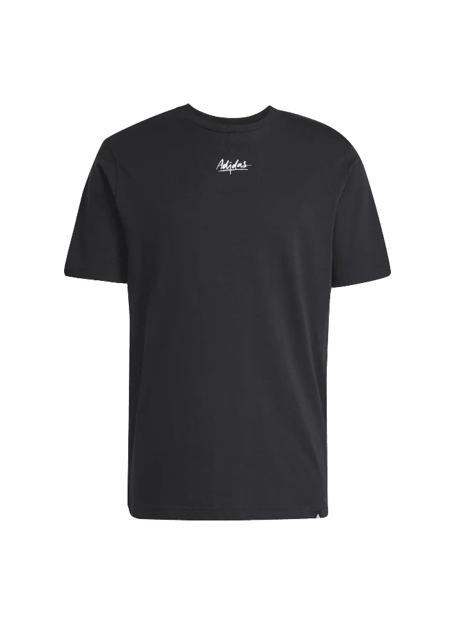 اديداس adidas lounge still life lemons men graphic t-shirt