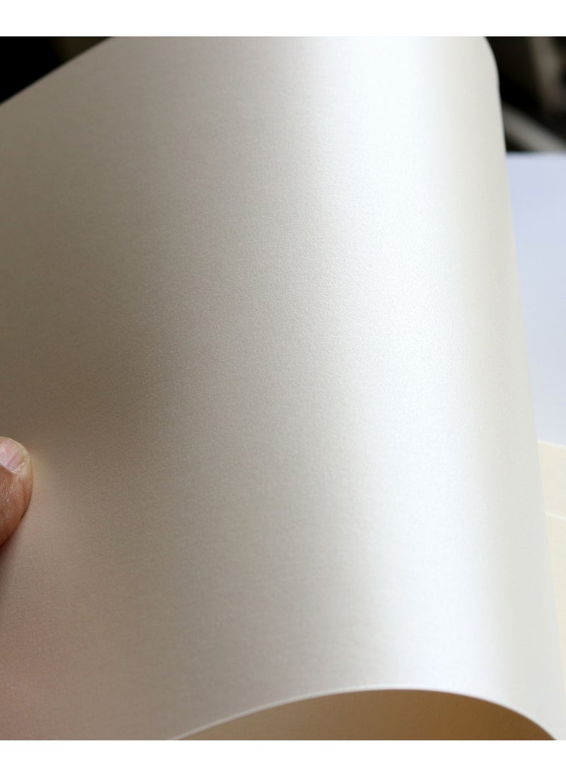 firstnock Ice Gold Paper 300 Gsm Size A4 20 Sheets Certificate, Business, Wedding Card, Gift Paper  - Image 3