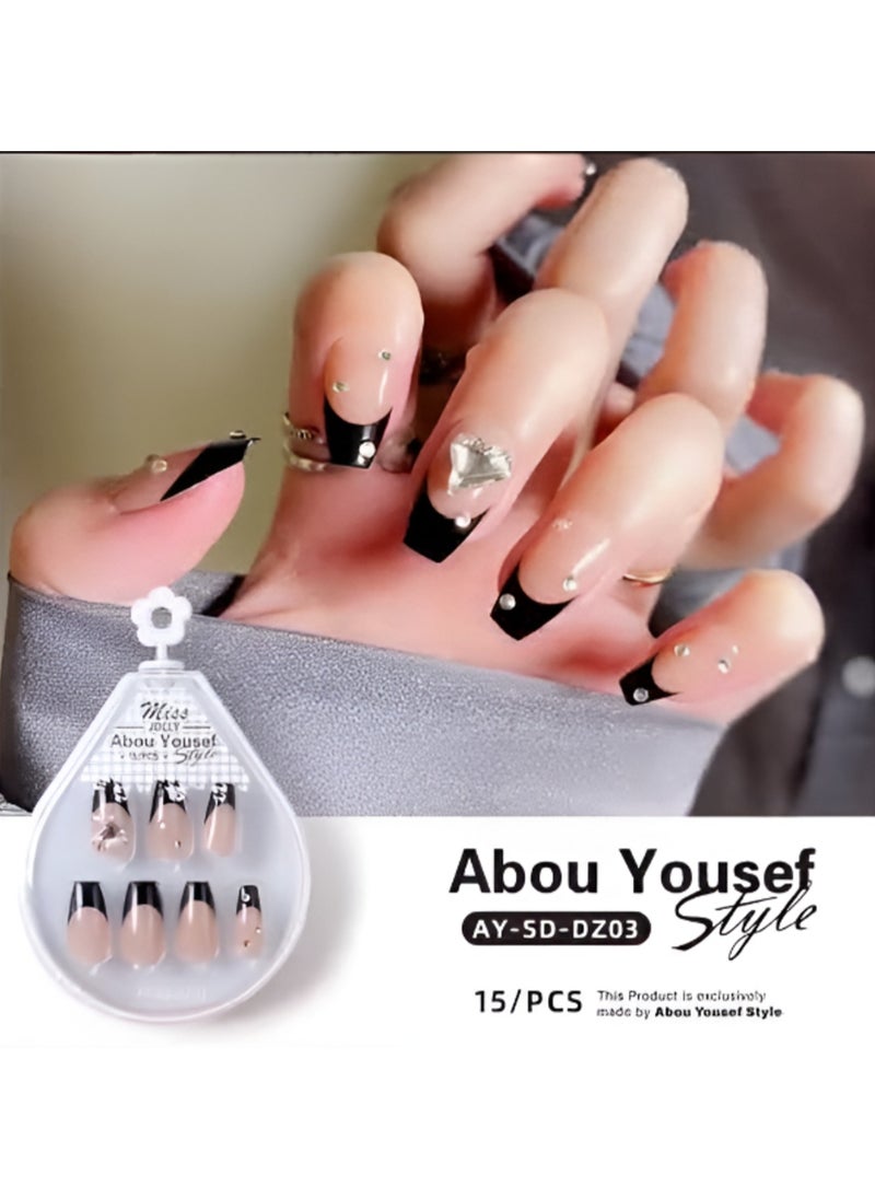 Abou Yousef Style Miss Jolly AY-SD-DZ03 False Nails - pzsku/Z1C217CF8975090D1BEFBZ/45/_/1740666969/9c0a89cb-3450-4651-a93f-f507c0ad483f