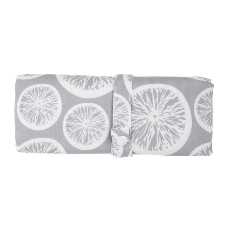 Gray Lemon Portable Changing Pad Lightweight Diaper Mat For Crib Playpen Stroller - Image 2