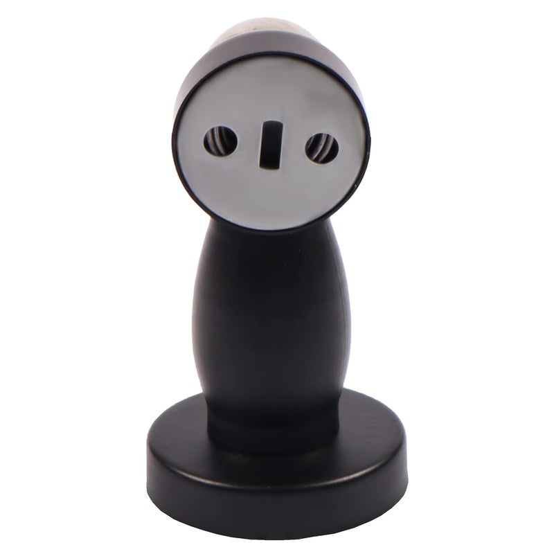 Klaxon Galaxy Stainless Steel Magnetic Door Stopper Catcher with Screw Fitting Black Gold Pack of 2 - Image 2