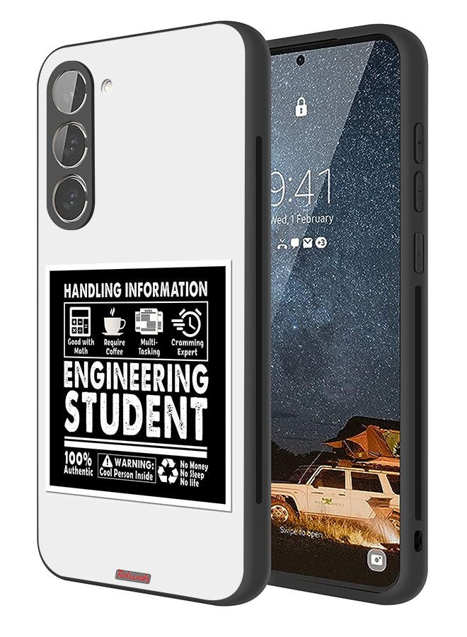 Tolwak Samsung Galaxy S23 Plus 5G Protective Case Cover Engineering Student Sticker - Image 1