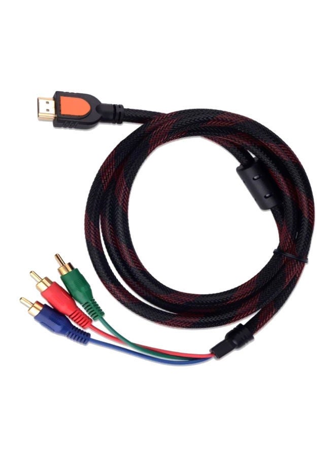 NIBEMINENT 19 Pin HDMI To RCA Cable 1.5meter Black