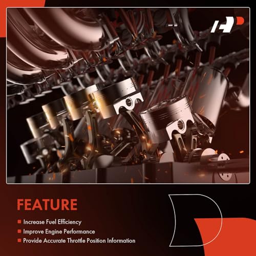 A-Premium Throttle Position Sensor Compatible with Buick Century Cadillac DeVille Escalade Chevrolet Camaro Impala Silverado 1500 2500 GMC Jimmy Sierra Yukon - Image 2