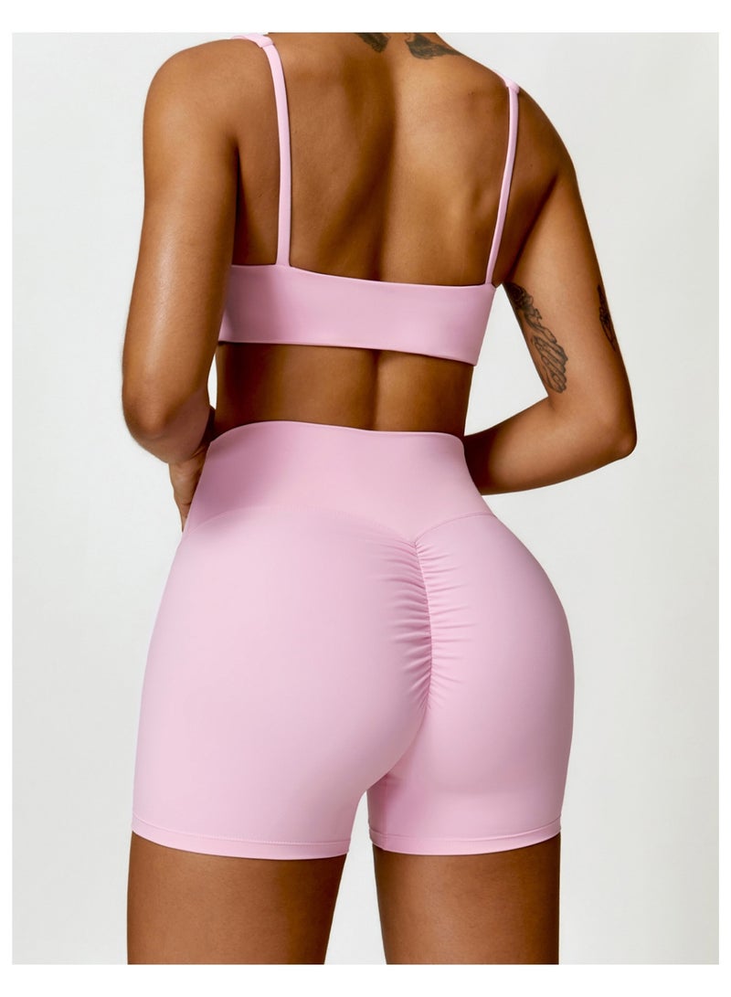 Women Tracksuit Yoga Set 2PCS Sportswear Workout Clothes Athletic Wear Gym Legging Fitness Bra Crop Top Long Sleeve Sports Suits - Image 2