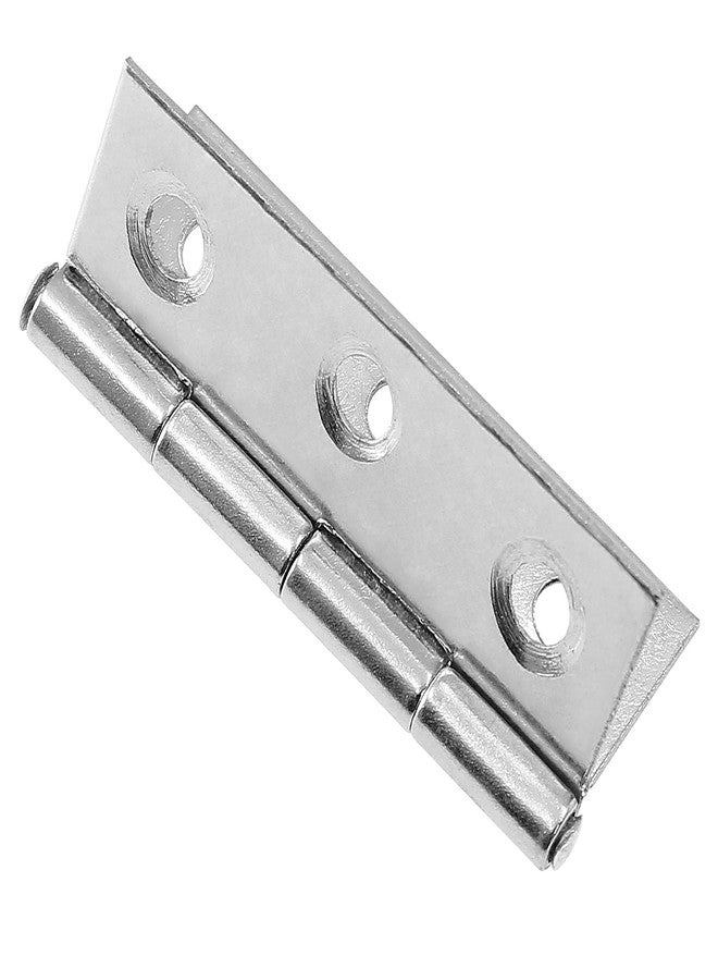 Mecion 20Pcs Folding Butt Hinges, Home Furniture Hardware Door Hinge Cabinet Gate Closet Door Hinge Stainless Steel with 120 PCS Screws - Image 5