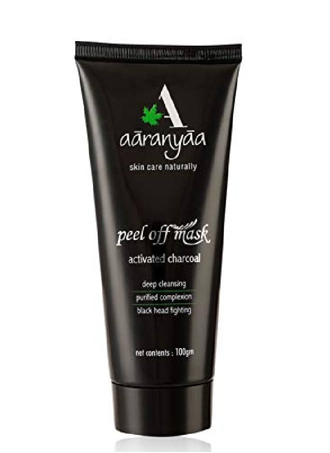Aaranyaa - Charcoal Peel Of Mask With Activated Charcoal ; Multani Mitti ; Moringa Oil Radiance & Glow 100 Gm Sulphate Free - Image 1
