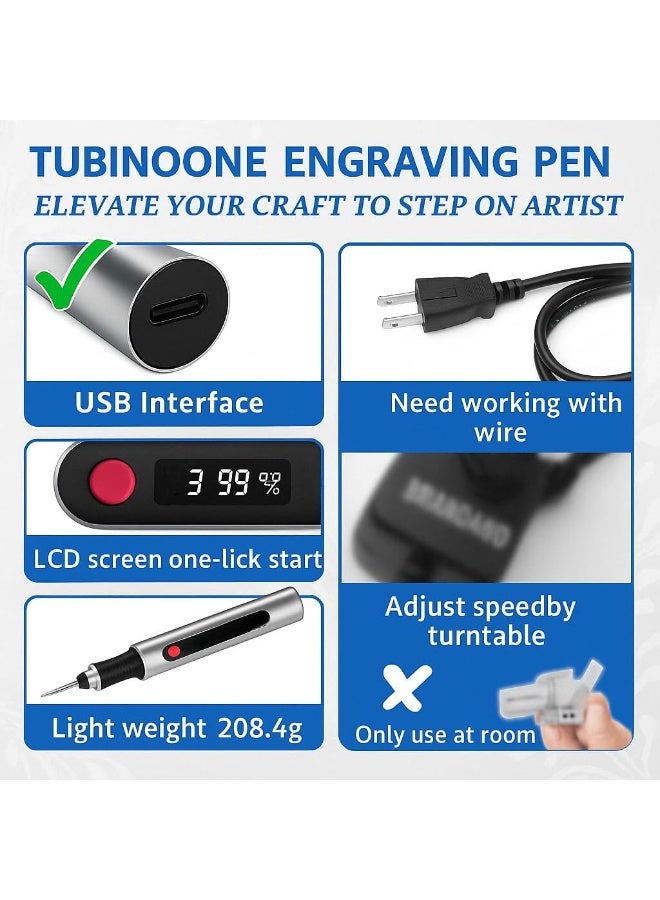 Cordless Electric Engraving Tool Pen Kit for Metal Wood Glass Stone Plastic - Engrave All Materials - Image 3