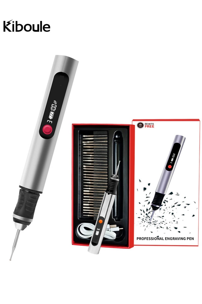 Cordless Electric Engraving Tool Pen Kit for Metal Wood Glass Stone Plastic - Engrave All Materials - Image 1