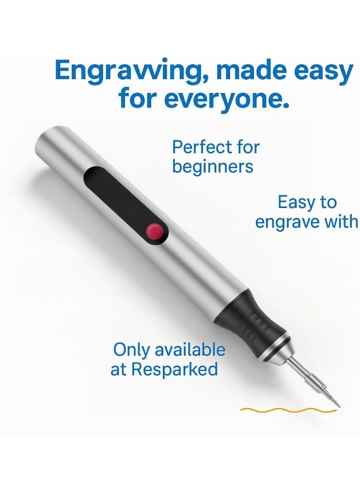 Cordless Electric Engraving Tool Pen Kit for Metal Wood Glass Stone Plastic - Engrave All Materials - Image 4