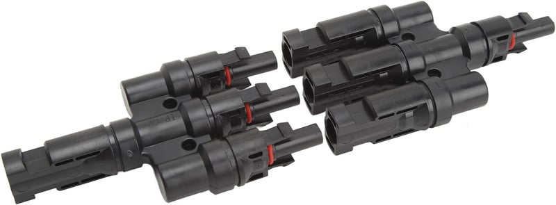 Focket Solar Panel Connectors, IP67 Solar Branch Connector, PV Connectors with Self Locking High Current Capacity for Parallel and Series Array - Image 2