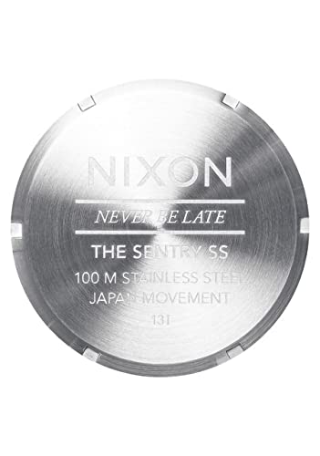 NIXON Sentry SS A356-100m Water Resistant Men's Analog Classic Watch (42mm Watch Face, 23mm-20mm Stainless Steel Band) - Image 5