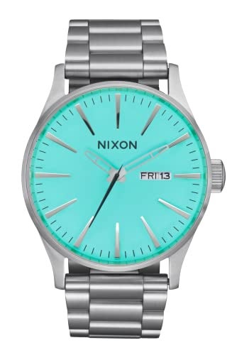NIXON Sentry SS A356-100m Water Resistant Men's Analog Classic Watch (42mm Watch Face, 23mm-20mm Stainless Steel Band) - Image 2