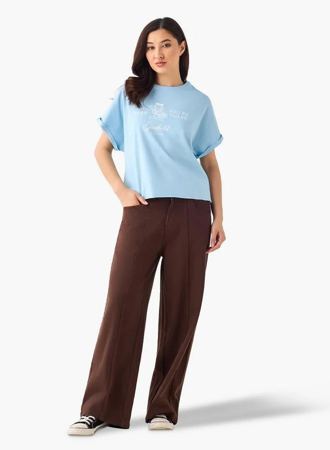 اس بي كاركترز T-shirt with Garfield Print