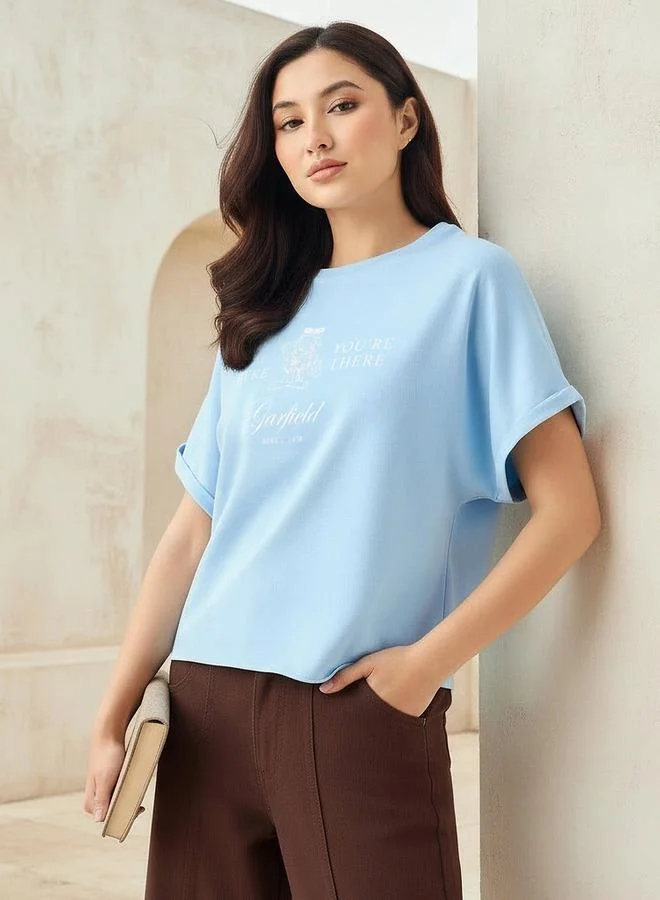 SP Characters T-shirt with Garfield Print