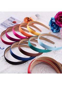 18 Pieces Satin Headbands 0.79 Inch Wide Nonslip Headband Plain Satin Headband Colorful Hard Headbands Diy Headbands For Women And Girls 18 Colors - pzsku/Z1C220E5FE084712FBEDEZ/45/_/1721025038/57fc73d5-521b-433e-be07-3304ac526a33