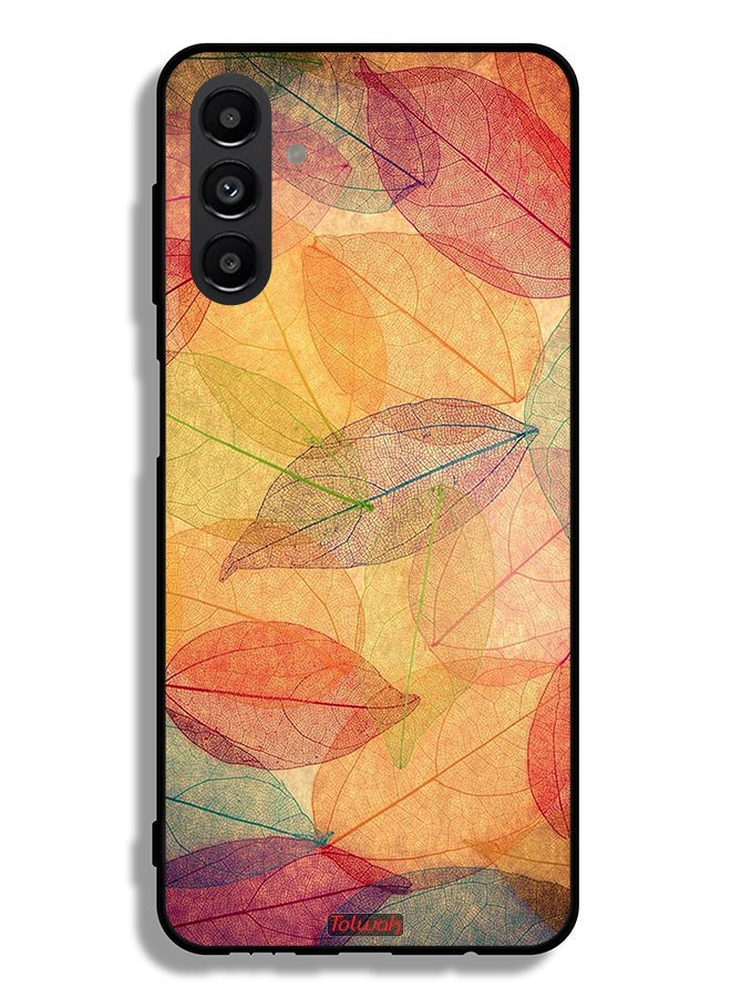 Tolwak Samsung Galaxy A04s Protective Case Cover Leaves Abstract Digital Art - Image 1