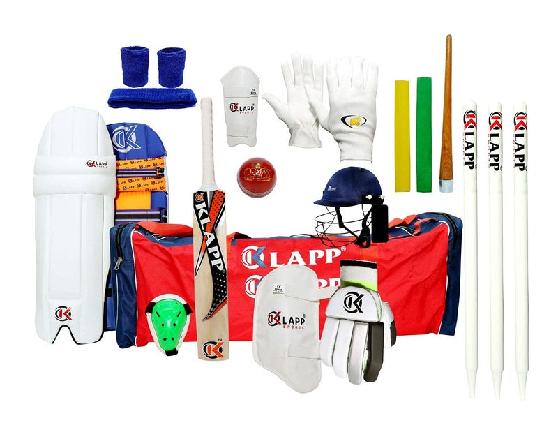 Klapp Dynamite English Willow Professional Cricket Kit (‎Men's Full Size (Ideal for 15-21 Years)) - Image 1