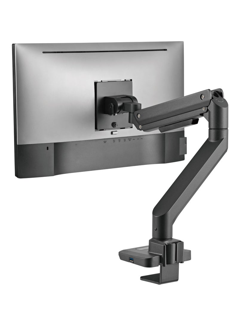 سكيل تك ذراع شاشة مكتبي شديد التحمل من سكيلتك SH69 C012UC مزود بمنافذ USB-A/USB-C لمعظم الشاشات من 17 إلى 49 بوصة، متوافق مع معيار VESA 100x100، أقصى حمولة 20 كجم - Image 2