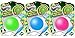 Ja-Ru JARU Sqweezy Glow Ball 3 Balls Assorted Glo in the Dark Squishy Toy for Boys Girls Stretchy Ultra Squish Feel Fidget for Kids Teen Adult Irresistible Sensory Relief Party Favor 4534Glow3 - Image 2