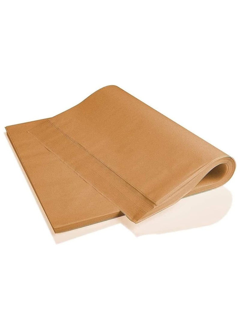 FYLX 100  Parchment Paper Baking Sheets 12x16 Inches NonStick Precut Baking Parchment Perfect for Baking Grilling Air Fryer Steaming Bread Cup Cake Cookie and More Unbleached)  - Image 1