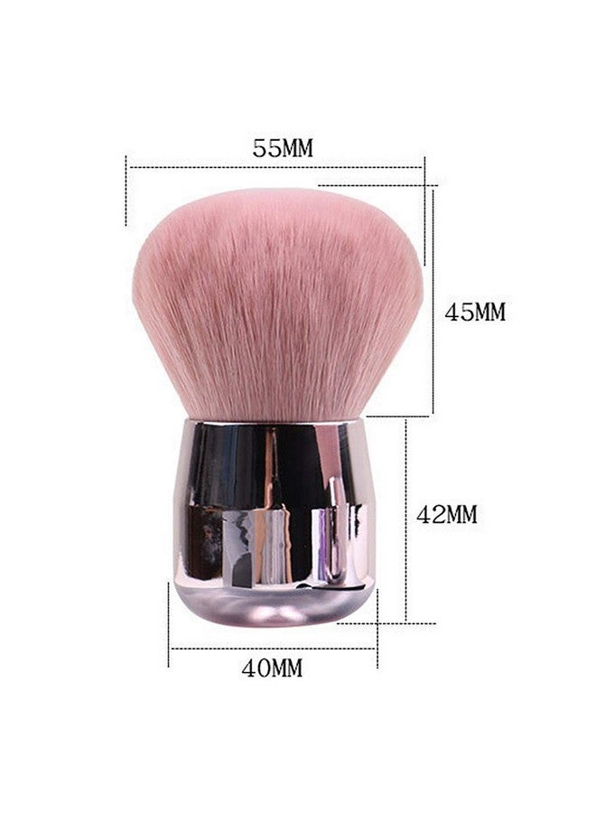Honey Joy Dual Use Pink Soft Cosmetic Powder Makeup Face Foundation Brush Nail Dust Cleaning Brush For Acrylic Dipping Powder Uv Gel Remover Cleaner Brushes Pack Of 1, Hj-Nb107 - Image 3