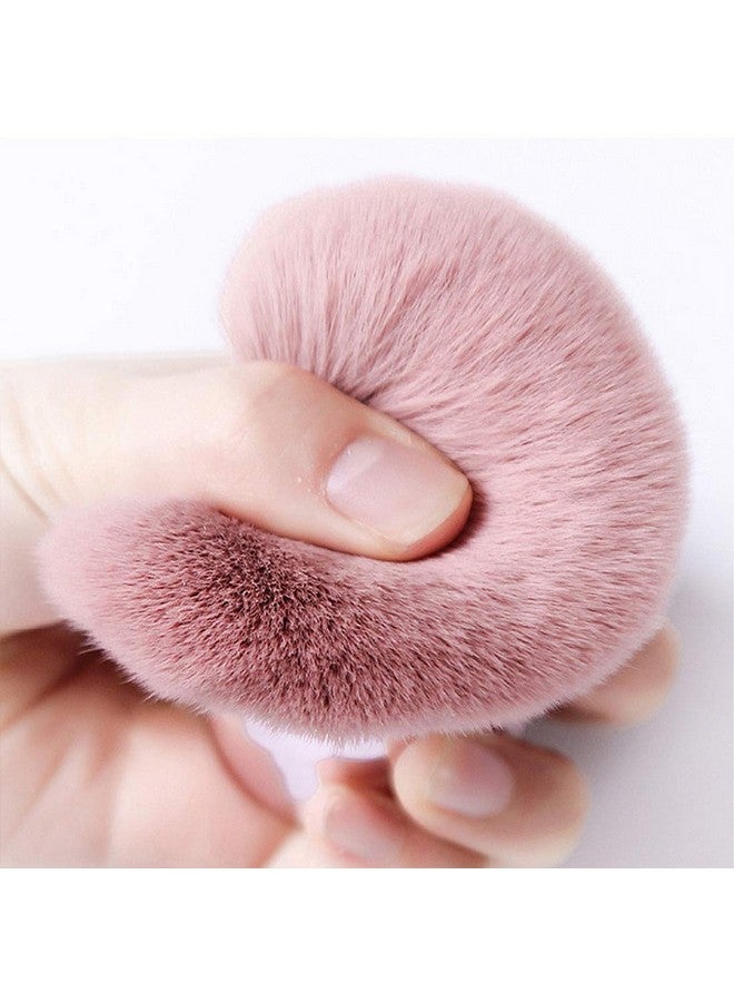 Honey Joy Dual Use Pink Soft Cosmetic Powder Makeup Face Foundation Brush Nail Dust Cleaning Brush For Acrylic Dipping Powder Uv Gel Remover Cleaner Brushes Pack Of 1, Hj-Nb107 - Image 4