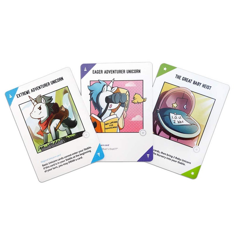 Unstable Games ألعاب غير مستقرة - حزمة توسيع مغامرات اليونيكورنات غير المستقرة - مصممة لتضاف إلى لعبة بطاقات اليونيكورنات غير المستقرة - Image 3