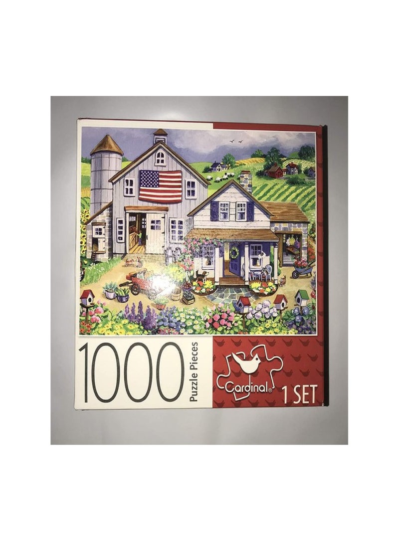Cardinal puzzles farm house 1000 piece