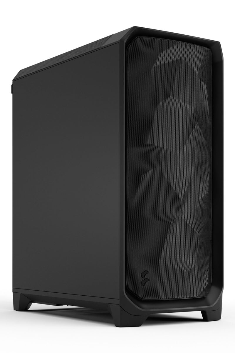 Fractal Design Meshify 3 ATX Mid Tower Case, Steel Side Panel, 3x 140mm Fans Included, High-Airflow Mesh Front, USB-C 20Gbps, Dust Filters, Tool-Free Panels, Solid Black | FD-C-MES3A-01 - Image 1