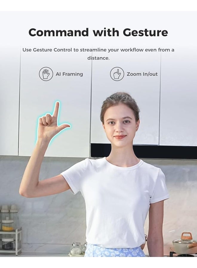 OBSBOT Meet 2-4K Webcam for PC Space Grey, Mini in Size, Mighty in Sight - Image 4