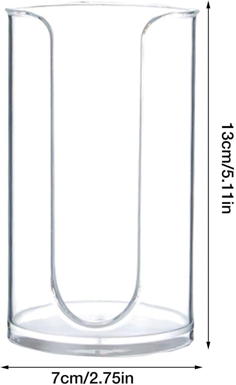 cheekyglo Bathroom Cup Dispenser,Easy to Install Mouthwash Cups Holder | Small Paper Cup Dispenser Storage Holder for Bathroom Vanity Countertop's Rinsing Mouthwash Cups Trans - Image 4