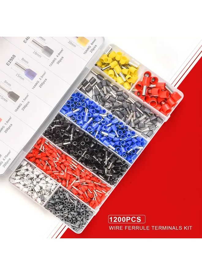 Electrician Ferrule Crimping Tool Kit Adjustable Ratchet Wire Pliers HSC8 10 6A YR - Image 5