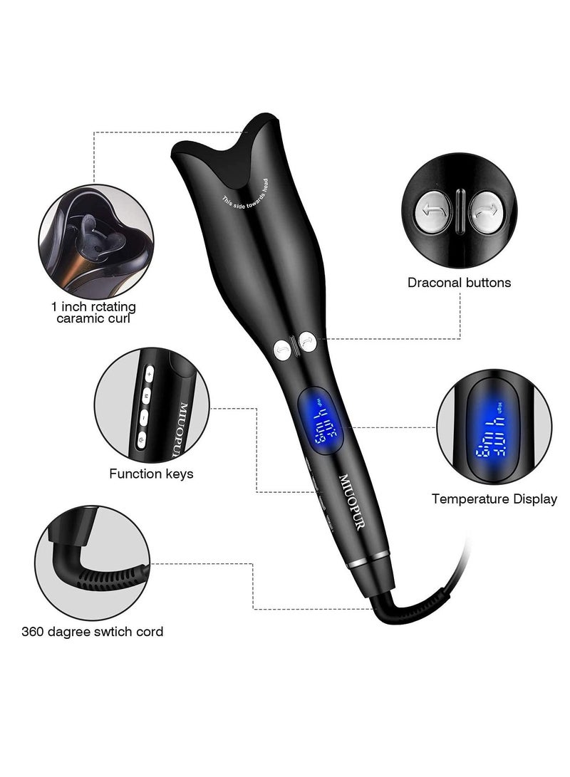 Phone Planet Multi-Automatic Hair Curler Hair Curling Iron LCD Ceramic Rotating Hair Waver Magic Curling Wand Irons Hair Styling Tools - Image 1